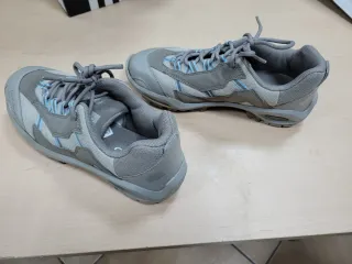 Zapatillas montaña Quechua mujer grises y azules