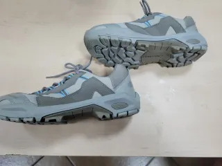 Zapatillas montaña Quechua mujer grises y azules