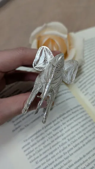 Elefante de plata filigrana