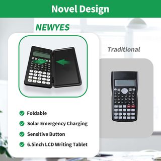 ✨ - NEWYES Calculadora-científica Escolar + Tablet