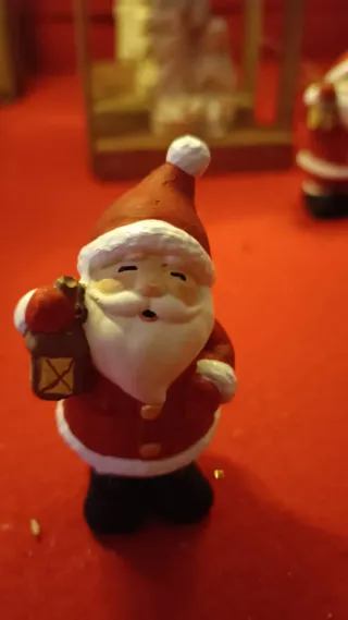 Figura Papa Noel con Farolillo