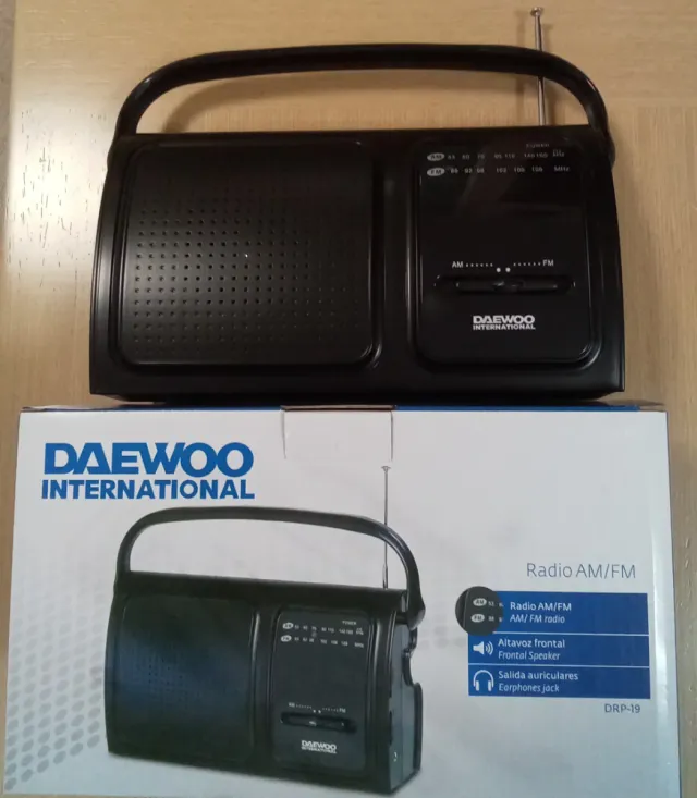Radio Portátil Daewoo AM/FM