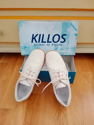 Zapatos Killos Comunión Niños Blancos