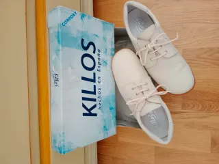 Zapatos Killos Comunión Niños Blancos