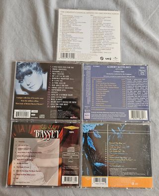 Lote 5 CDs Música Variada: Clásica, Pop, Light Mus