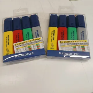 DOIS Conjuntos de 4 Marcadores Staedtler