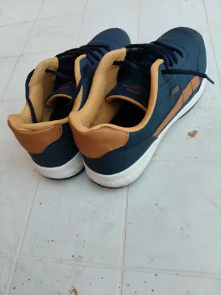 Scarpe uomo blu e marroni