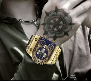 Reloj de cuarzo luminoso para hombre