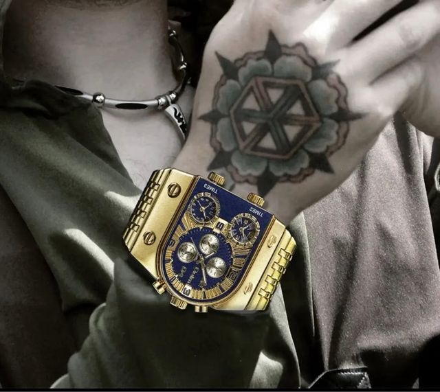 Reloj de cuarzo luminoso para hombre