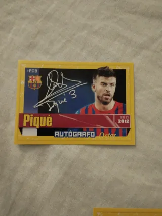 Lote cromos FC Barcelona Autógrafo 2011-2012