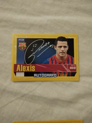 Lote cromos FC Barcelona Autógrafo 2011-2012