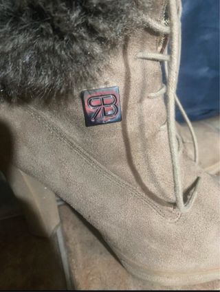 Stivaletti tacco Renato Balestra beige