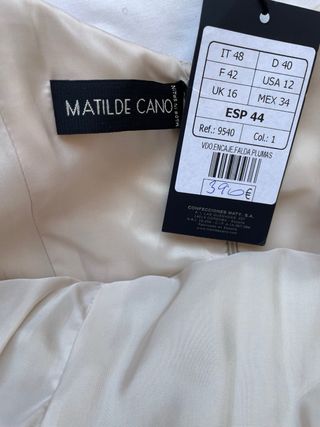Vestido fiesta Matilde Cano Talla 44 Nuevo