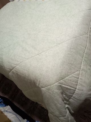 Edredón multicolor con patrón