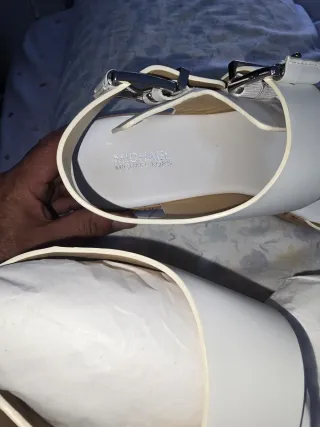 Sandalias Michael Kors Blancas Talla 38