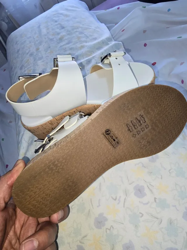 Sandalias Michael Kors Blancas Talla 38