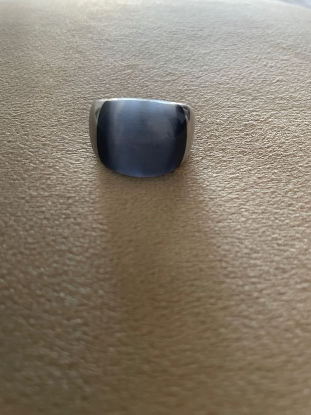 Anillo Calvin Klein Piedra gris,.Talla 16