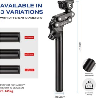 Tija Sillín Suspendida Premium 4 enlaces ⌀ 30.9 mm