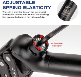 Tija Sillín Suspendida Premium 4 enlaces ⌀ 30.9 mm