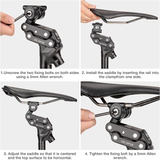 Sedile Sospensione Premium a 4 bracci ⌀ 30,9 mm