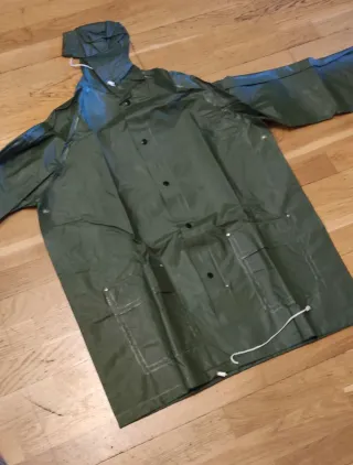 Chubasquero PVC Verde Talla L