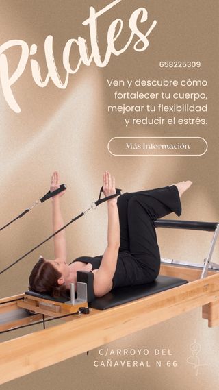 Profesora pilates de máquinas RECUPERA, FORTALECE