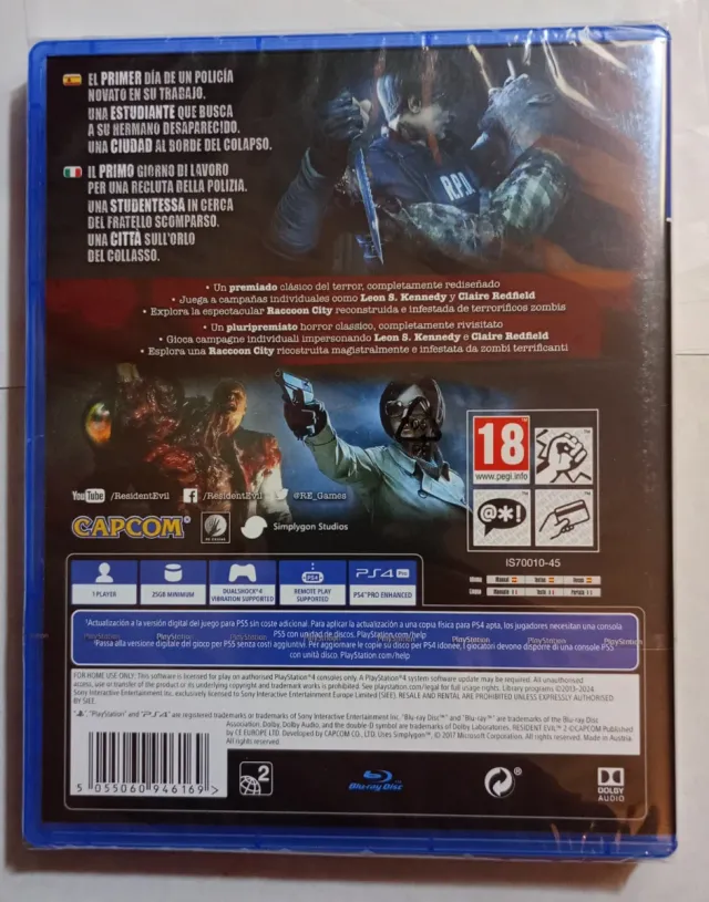 Resident Evil 2 PS4 precintado ES