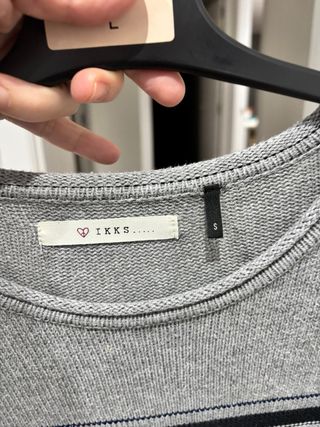 Vestido IKKS rayas y tul Talla S