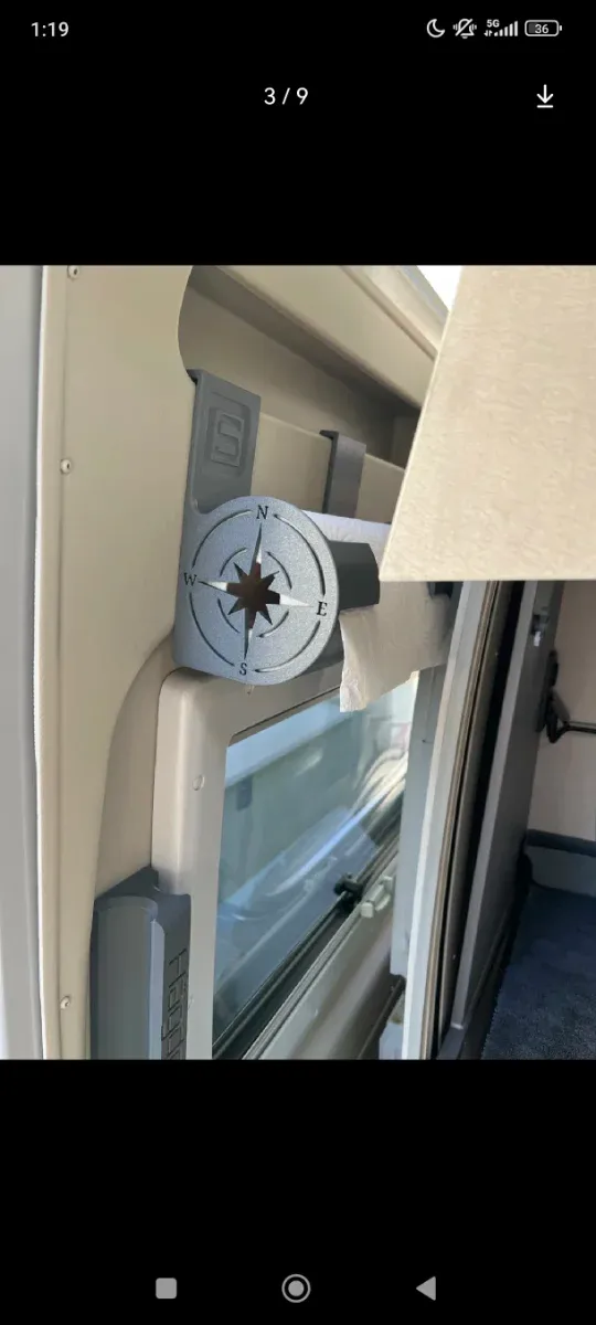 Portarrollos papel cocina camper autocaravana