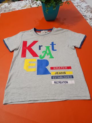 2 Camisetas Benetton Talla 6 Multicolor