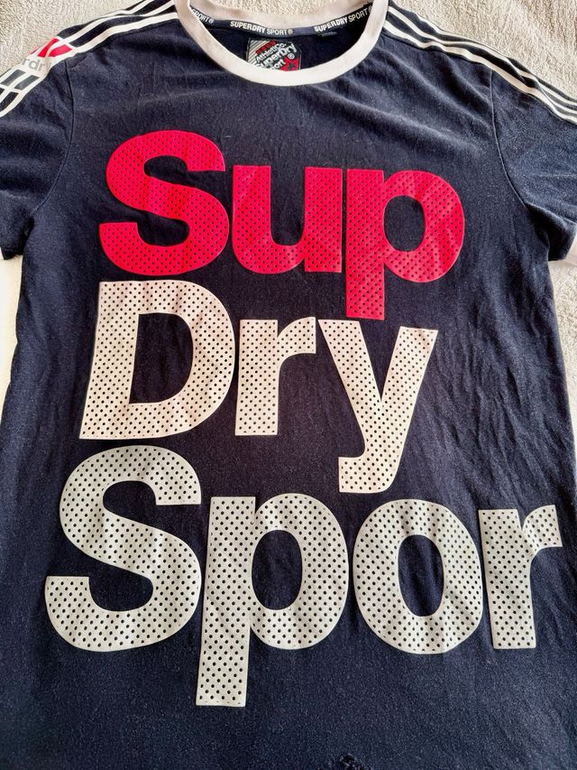 Camiseta Superdry Sport Negra Talla S