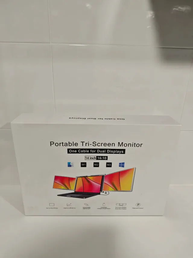 Monitor Portátil 3 Pantallas 14 1920x1200