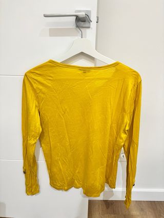 Camiseta Massimo Dutti amarilla talla M