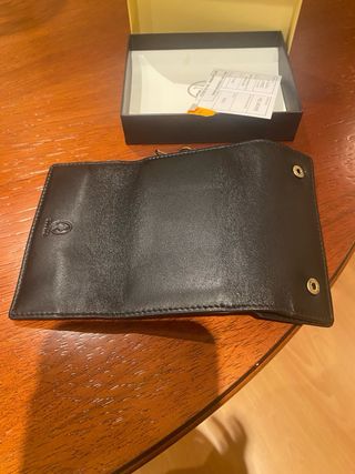 Cartera Llavero Piel Doble 12 Llaves