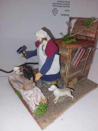 Presepe Fabbro con movimento