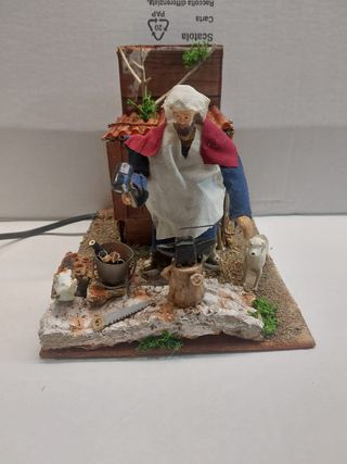 Presepe Fabbro con movimento
