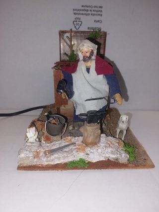 Presepe Fabbro con movimento