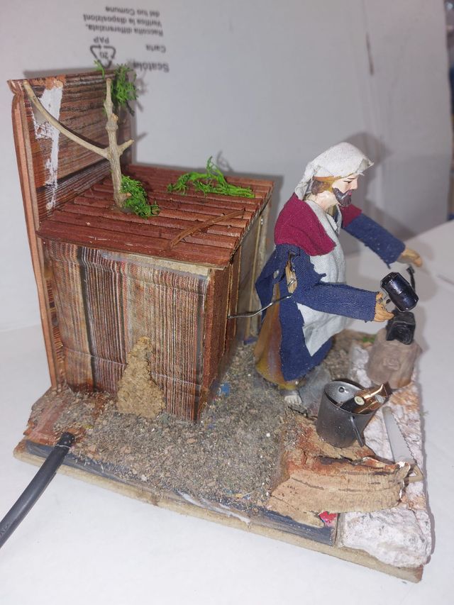 Presepe Fabbro con movimento