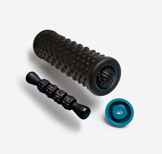 Set Rulo Masaje + Bola Masaje + Rodillo