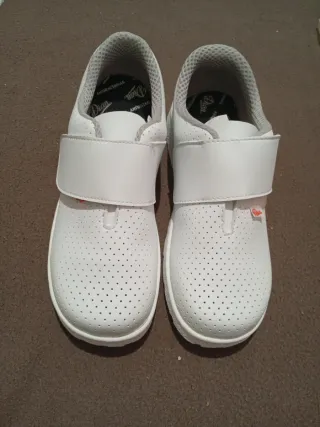 Zapatos Dian Blancos Velcro