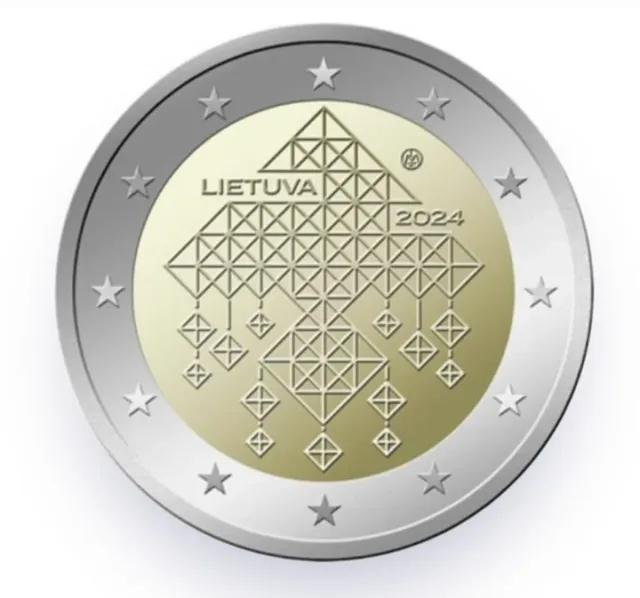 LITUANIA MONETA COMMEMORATIVI DA 2€ 2024 S/C