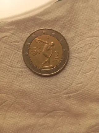 Moneda 2 Euros Atenas 2004 Olímpica