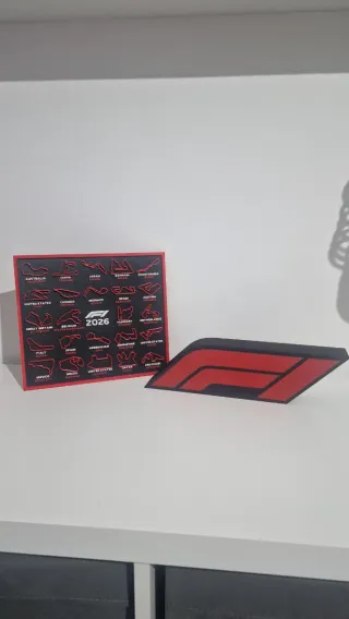 Set 2 pezzi:  Circuito candario F1 2026 Lampada F1