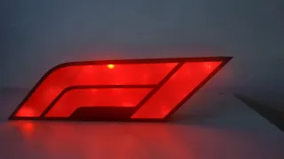 Set 2 pezzi:  Circuito candario F1 2026 Lampada F1