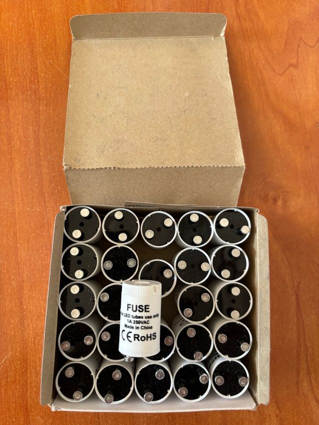 Fusibles para tubos LED