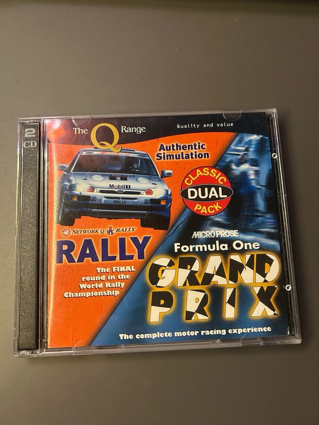 Juego PC Network Q RAC Rally Europress 1993