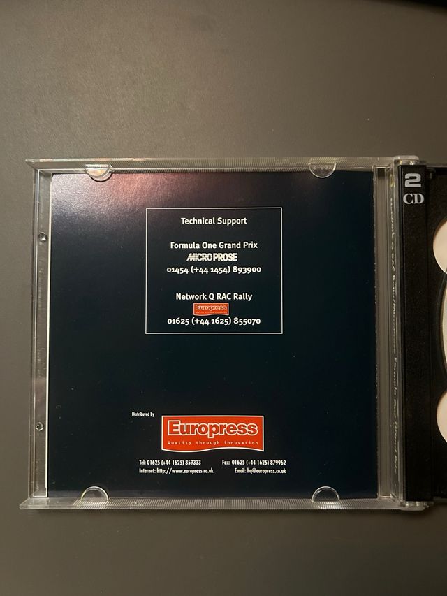Juego PC Network Q RAC Rally Europress 1993