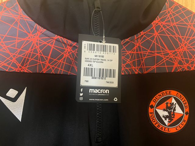 SUDADERA ENTRENAMIENTO EQUIPO DE DUNDEE UTD