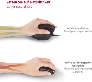 💰 - HAMA | Ratón Ergonómico para Zurdos EMC-500L (