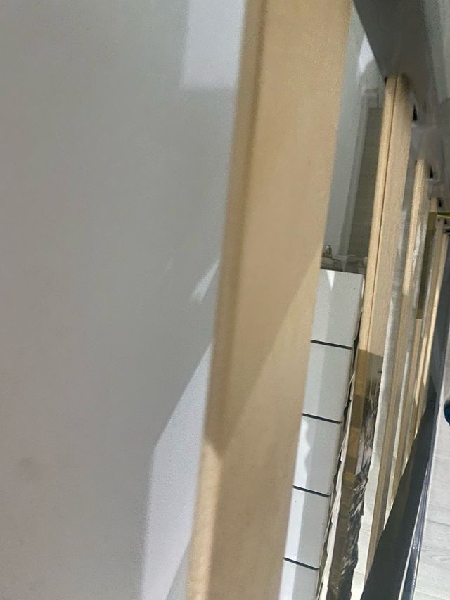 Somier plegable patas metálicas y lamas madera